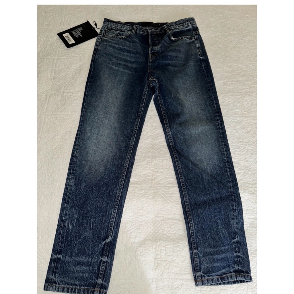 Alexander Wang Straight-Leg Jeans In Indigo Wash